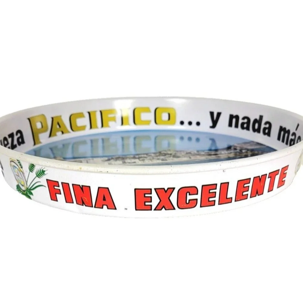 Vtg 80s Pacifico Cerveza  Y Nada Mas! Fina Excellente Sinaloa Mazatlan Beer Tray